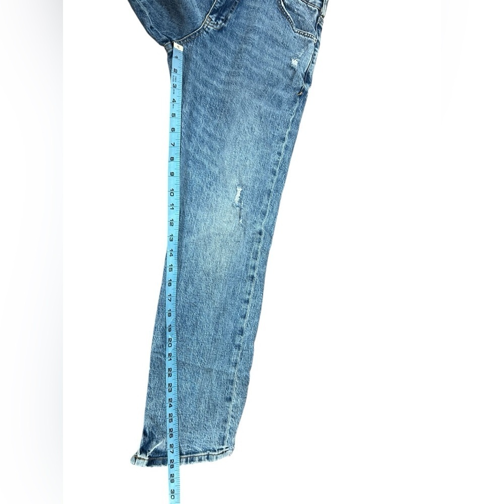 Anthropologie Pilcro Acid Wash Distressed High Waisted Jeans Womens Size 27 - Picture 12 of 13